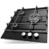 Job Lex GVG 431 BL, gas, 3 burners, black glass