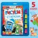 Book with stamps “Draw with stamps”, 20 pages, 17 × 24 cm, red stamps, blue tractor
