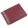Clips for bills on the button, burgundy color