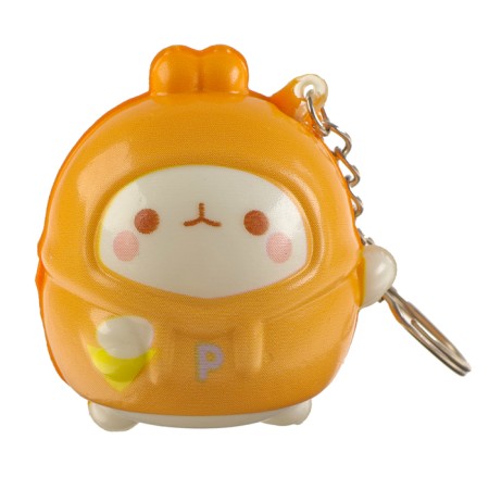 Square “Bunny”, on a key fob, color mix-1