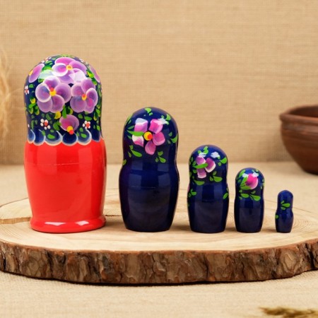 Testor "violet", blue sundress, 5 puppet-1