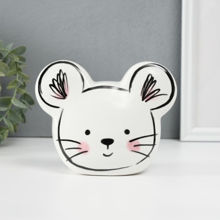 Piggy bank Ceramics "Cute Mouse" 8.9x14.8x11.8 cm