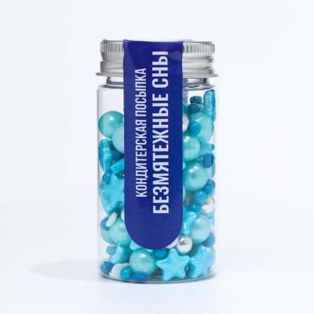 Confectionery Sprinking "Serene Dreams", Blue, 50 g-1
