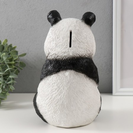 The piggy bank "Panda Burning" height is 23 cm, width 16 cm, length 14.5 cm.-3