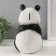 The piggy bank "Panda Burning" height is 23 cm, width 16 cm, length 14.5 cm.
