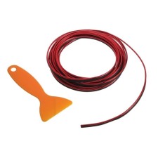 Torso Molding is flexible intraspassal, red, 5 m