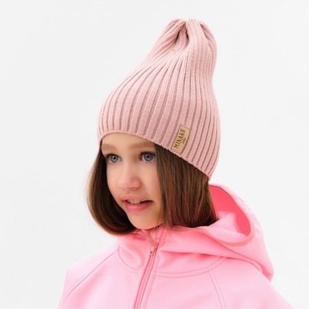 Children's hat minku rr 52-56, col. powder-1