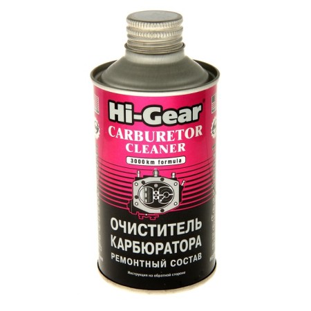 HI-GEAR carburetor cleaner by 40-60 liters, 325 ml