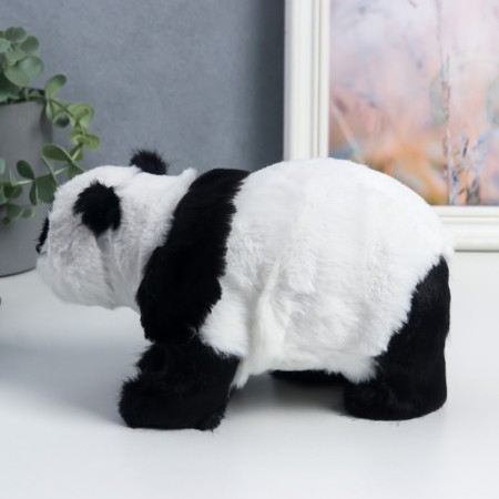 Fluffy Artificial fur "Panda" 12.5x22x11 cm-2