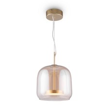 Светильник подвесной Maytoni MOD128PL-L6AM, 1хLED, 6Вт, 23х23х164 см, 350Лм, цвет бронза