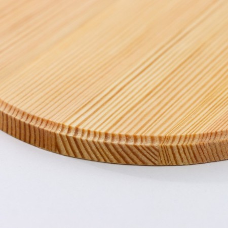 Set of Dolyan dishes, Menzhitsa D = 20 cm, cutting board 25 × 17 × 1.2, stand under the mug as a gift-11