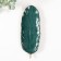 Souvenir ceramic stand "leaf" Green 25.5x10x1.5 cm