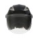 The helmet open with two visors, size XL (60-61), model-BLD-708E, black glossy