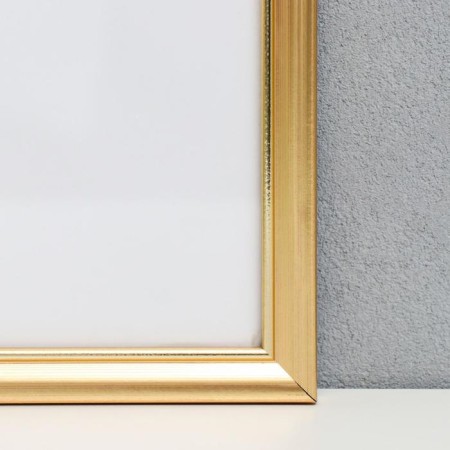Photo frame plastic 30x30 cm, gold (plastic screen)-1