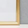 Photo frame plastic 30x30 cm, gold (plastic screen)