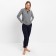 Female homemade set (jumper/pants), blue color, size 46