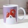 Mug Sublimation "I love you, brother!" Bear, 320 ml, with application