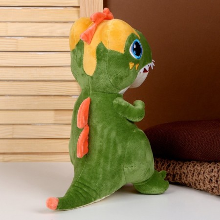 Soft toy "dinosaurus", 30 cm, green color-3