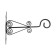 Bracket for kashpo mod. 11 25 cm, black