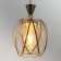 Light Bayerlux "Loerin" E27 40W gold 18x18x80 cm