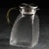 Glass jug with a metal cover "Sarah", 1.4 l, 15.5 × 9 × 20 cm