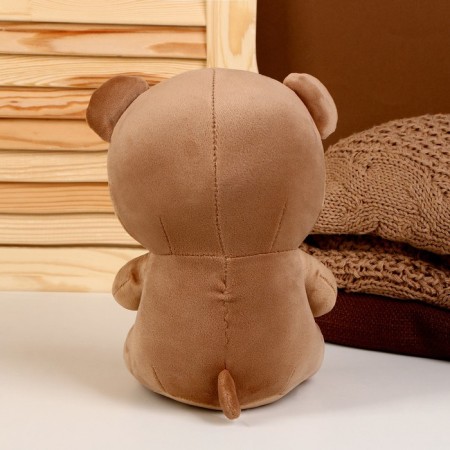 Soft toy "Bear", size 22 cm, brown color-2