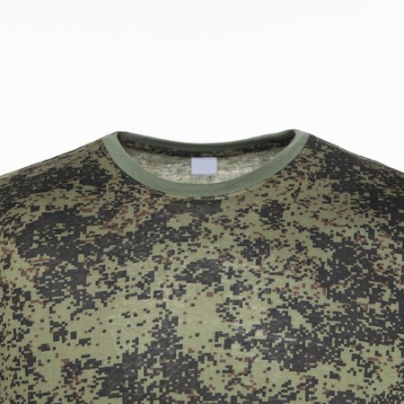 T -shirt male, green color/pixel, size 48-5