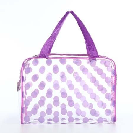 Lightning cosmetic bag, lilac color-1