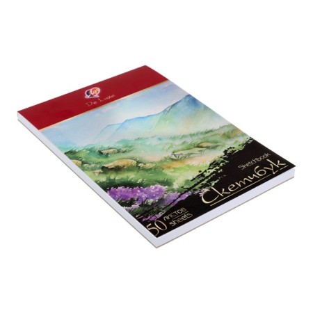 Sketchbook "Ray" De Luxe A5, 50 sheets, 148 x 210 mm, drawing paper 120 g/m2-1