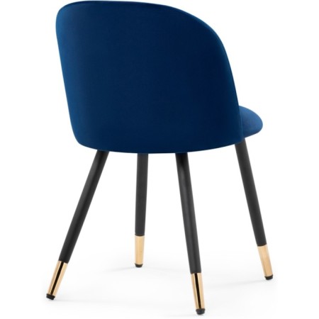 GABI Metal Metal Metal Carcass/velor, Black/Blue 50x54x78 cm-3
