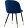 GABI Metal Metal Metal Carcass/velor, Black/Blue 50x54x78 cm