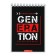 Notepad A6 60 sheets in the cage on the crest "red and black", cover coated cardboard, selective UV-lak, block 65 g/m2, mix