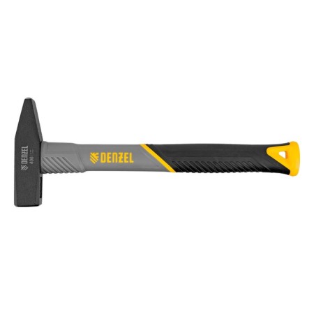 Denzel 10484 locksmith hammer, TPR coating, Fiberglass handle, 400g-1