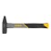 Denzel 10484 locksmith hammer, TPR coating, Fiberglass handle, 400g