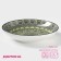 Plate ceramic deep shade "Mirsoole", d = 21 cm, green color