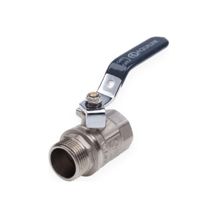 Ballic Aqualink, PN 50 tap, internal/outer thread 3/4 ", handle, nickel.-2