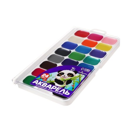 Watercolor 24 colors (12 classic + 12 pearl) Calligrata-1