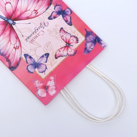 Gift Kraft "The Most Beautiful" 15 x 12 x 6 cm, 120 g/m²-3