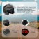 The helmet open with two visors, size XL (60-61), model-BLD-708E, black glossy