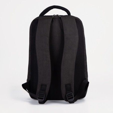 A backpack on a zipper, "saxi", 2 outer pockets, black color-4