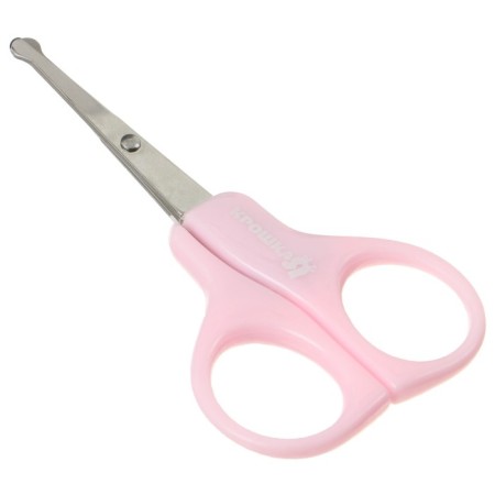 Children's manicure set, 2 items: scissors, nippers-actser, from 0 months, pink color-2