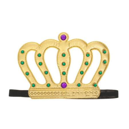 Carnival crown "King" on the elastic band, Mix colors-3