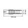 Tundra dowel, type T, spacer, polypropylene, 20x100 mm, 100 pcs