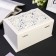 Casket wood for jewelry "Rose" white 12.5x16x25.5 cm