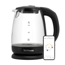 Electric kettle Red Skykettle RK-G210S, glass, 1.7 l, 2200 watts, black
