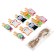 Decorative clothespins with a rope for the suspension "Monster" set 10 pcs., 1.5 × 12 × 14 cm
