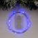Garland "thread" 2 m Rosa, IP20, silver thread, 20 LED, glow blue, CR2032X2