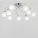 Ceiling chandelier Citilux "Luciana" CL147191, 66x66x25 cm, 9x60W, E14, Gray color