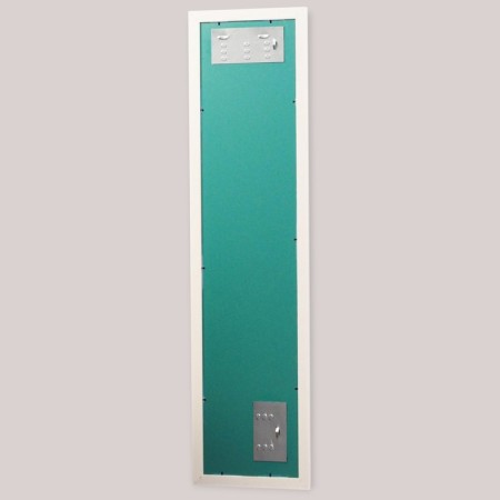 Retta mirror, 30x120 cm, wall, white-1
