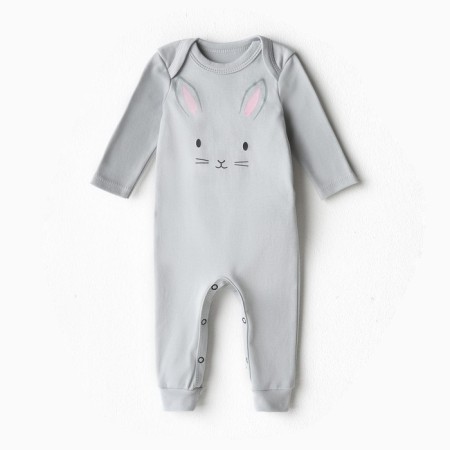 Combineson crumb I am Baby Bunny, height 62-68, gray